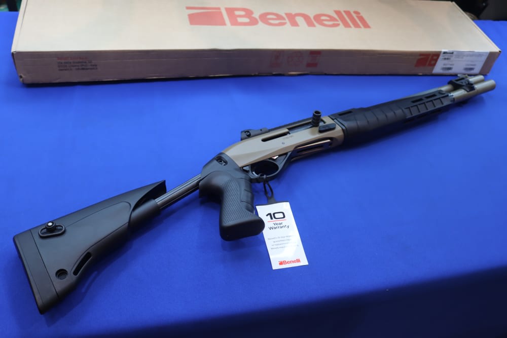 Benelli M2 G1 TACTICAL Shotgun 12GA 18" FDE 2-TONE SA Ghost Ring 11617 M2G1-img-0