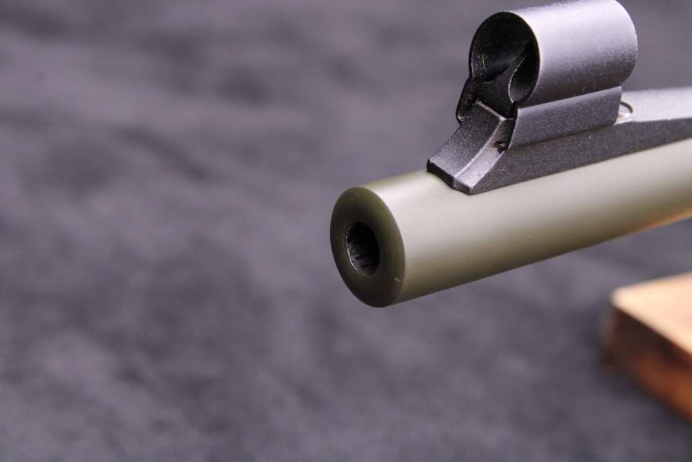 2008 Remington 700 7mm Rem Mag 24" BBL Express Sights Green Cerakote Finish-img-12
