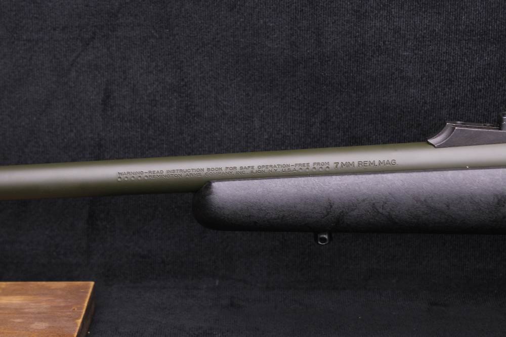 2008 Remington 700 7mm Rem Mag 24" BBL Express Sights Green Cerakote Finish-img-18