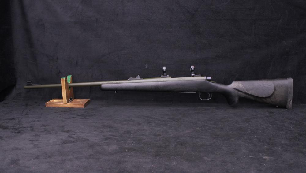 2008 Remington 700 7mm Rem Mag 24" BBL Express Sights Green Cerakote Finish-img-13