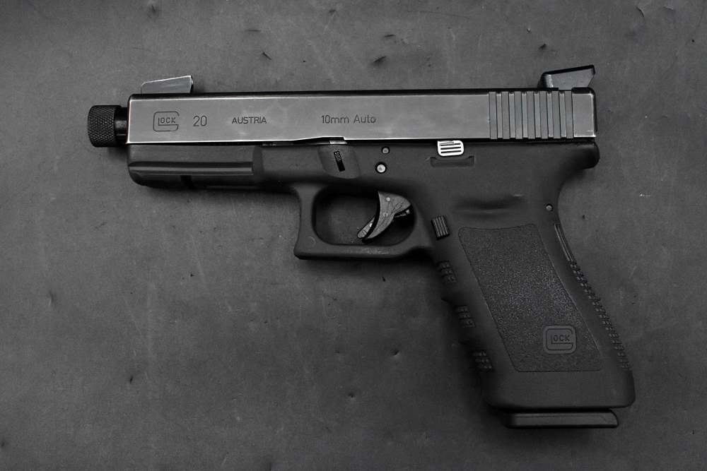Glock 20 SF Gen 3 10mm Threaded Fluted Lone Wolf Barrel Suppressor Sights-img-27