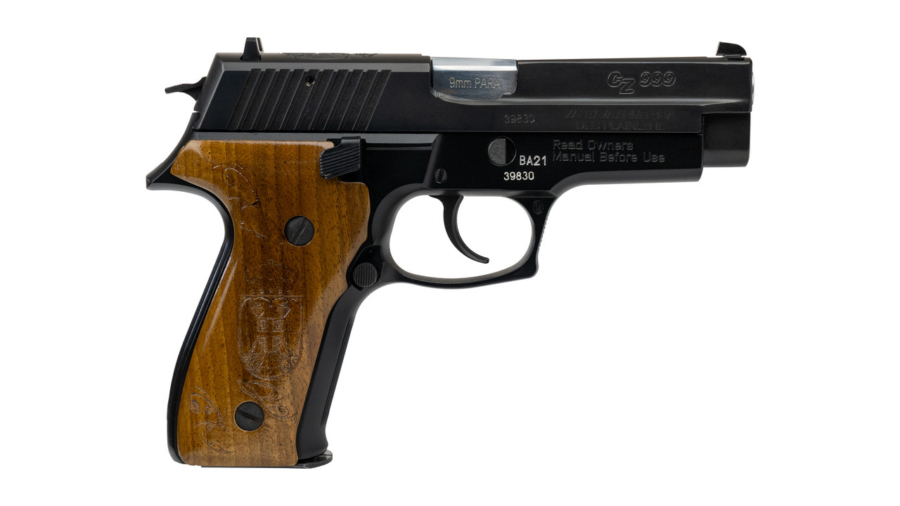 CZ999SC Zastava Arms USA CZ999 9mm 4.25" 15 + 1rd Blued-img-0