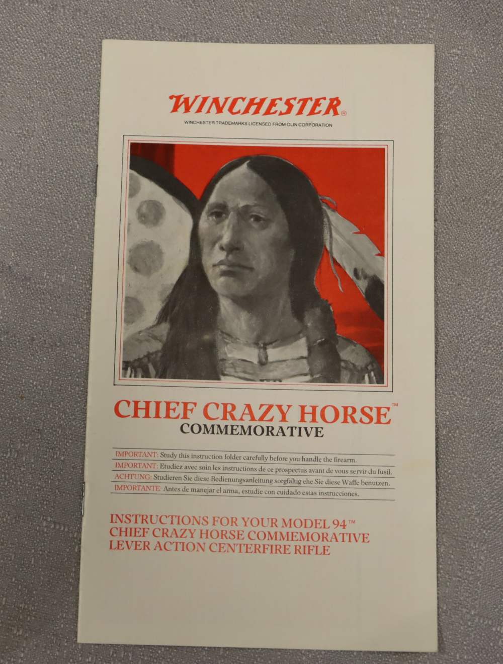 Winchester Model 94 Chief Crazy Horse Commemorative .38-55  WIth Extra's-img-31