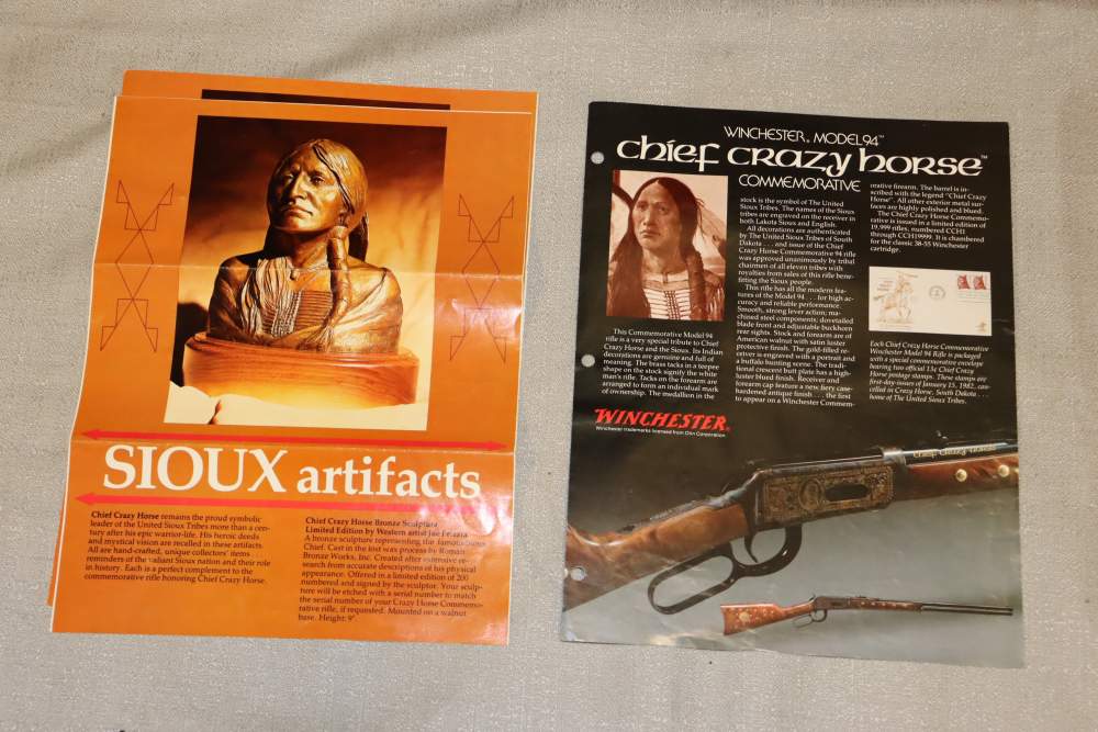 Winchester Model 94 Chief Crazy Horse Commemorative .38-55  WIth Extra's-img-32