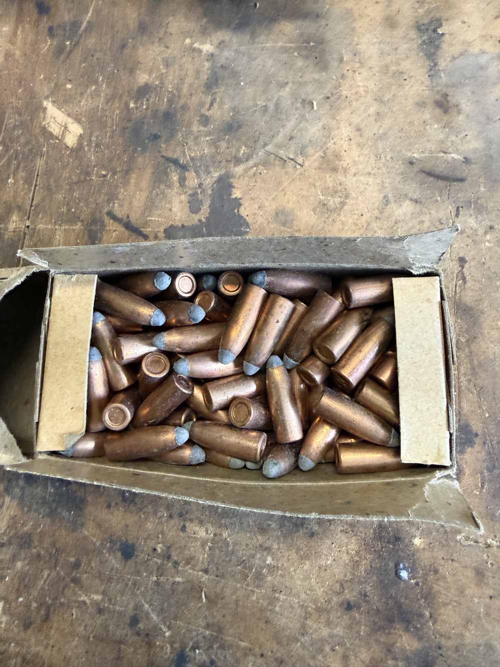 Vintage Speer 8 mm .323 170 grain soft point bullets Lewiston, Idaho #74-img-1