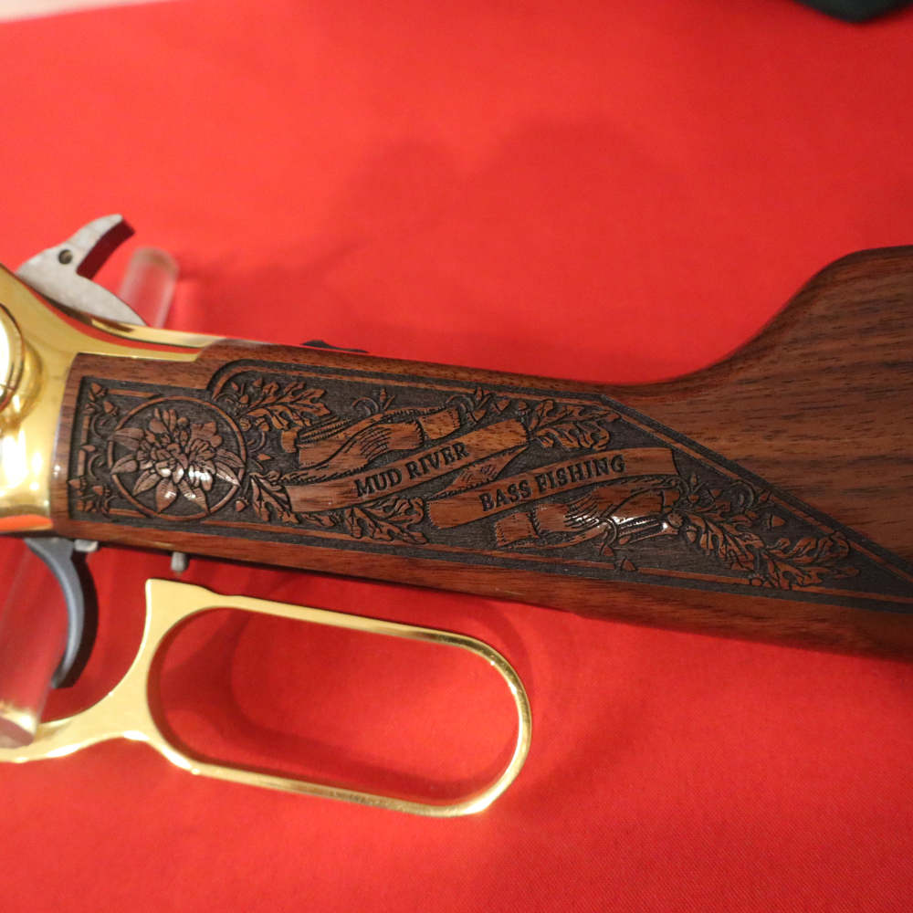 WINCHESTER 94AE Lincoln County West Virginia  24K Gold Plated 8 of 10 Made-img-16
