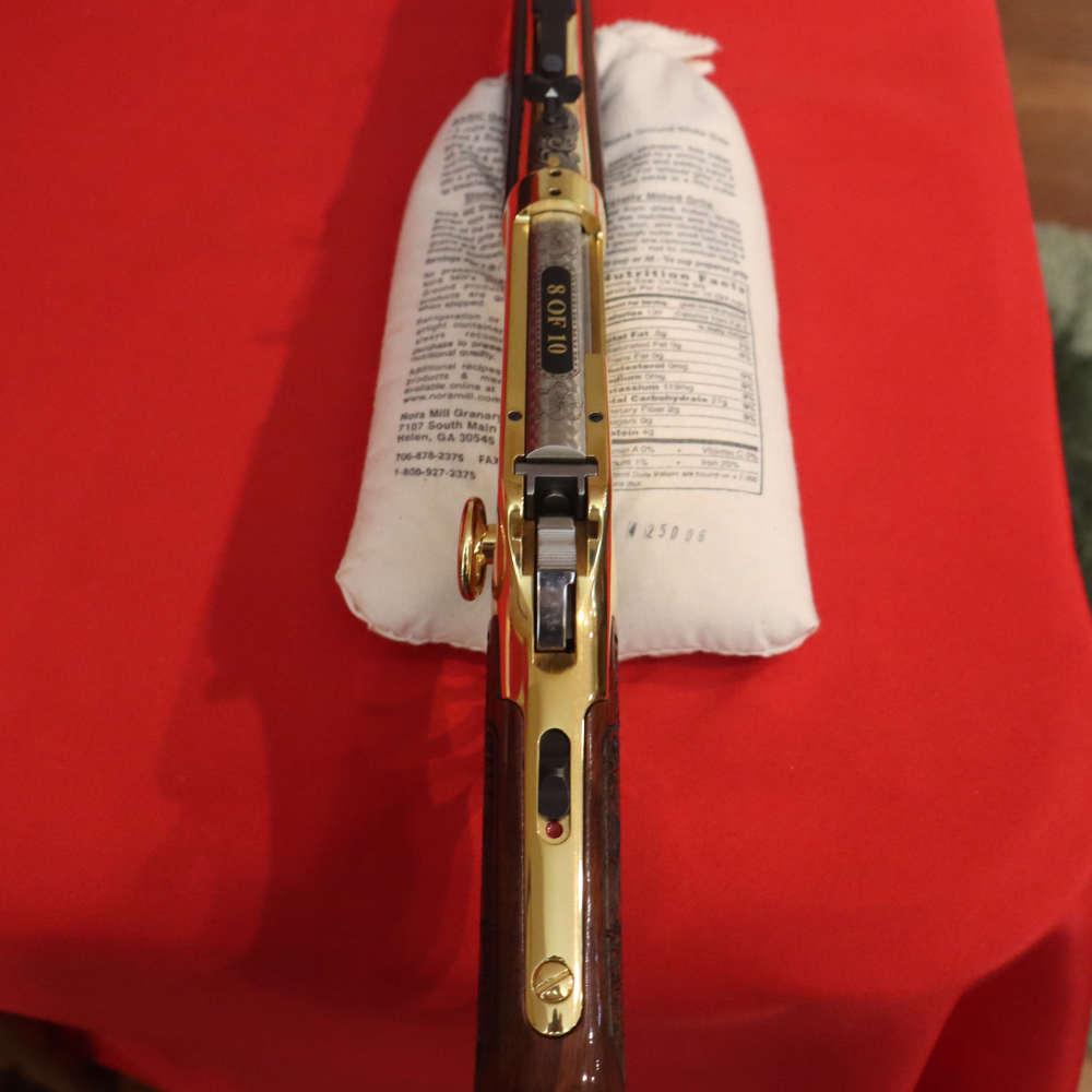 WINCHESTER 94AE Lincoln County West Virginia  24K Gold Plated 8 of 10 Made-img-22