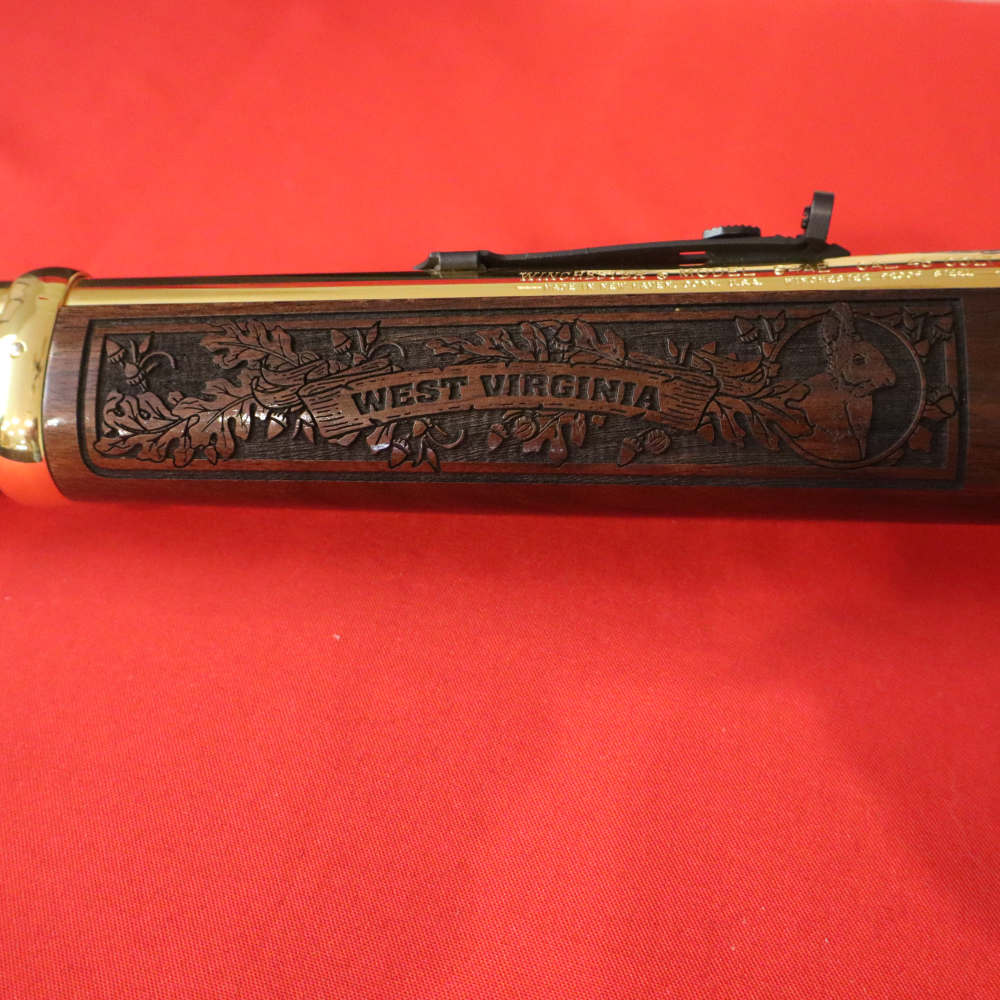 WINCHESTER 94AE Lincoln County West Virginia  24K Gold Plated 8 of 10 Made-img-19