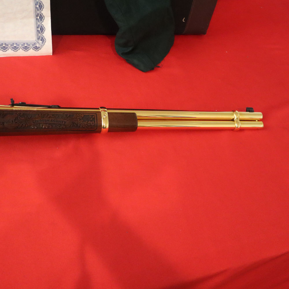 WINCHESTER 94AE Lincoln County West Virginia  24K Gold Plated 8 of 10 Made-img-6