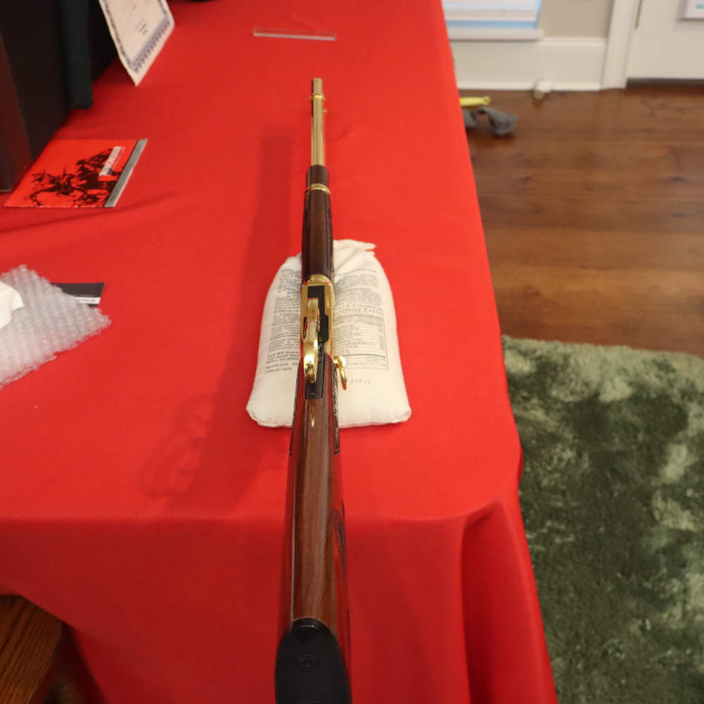 WINCHESTER 94AE Lincoln County West Virginia  24K Gold Plated 8 of 10 Made-img-25