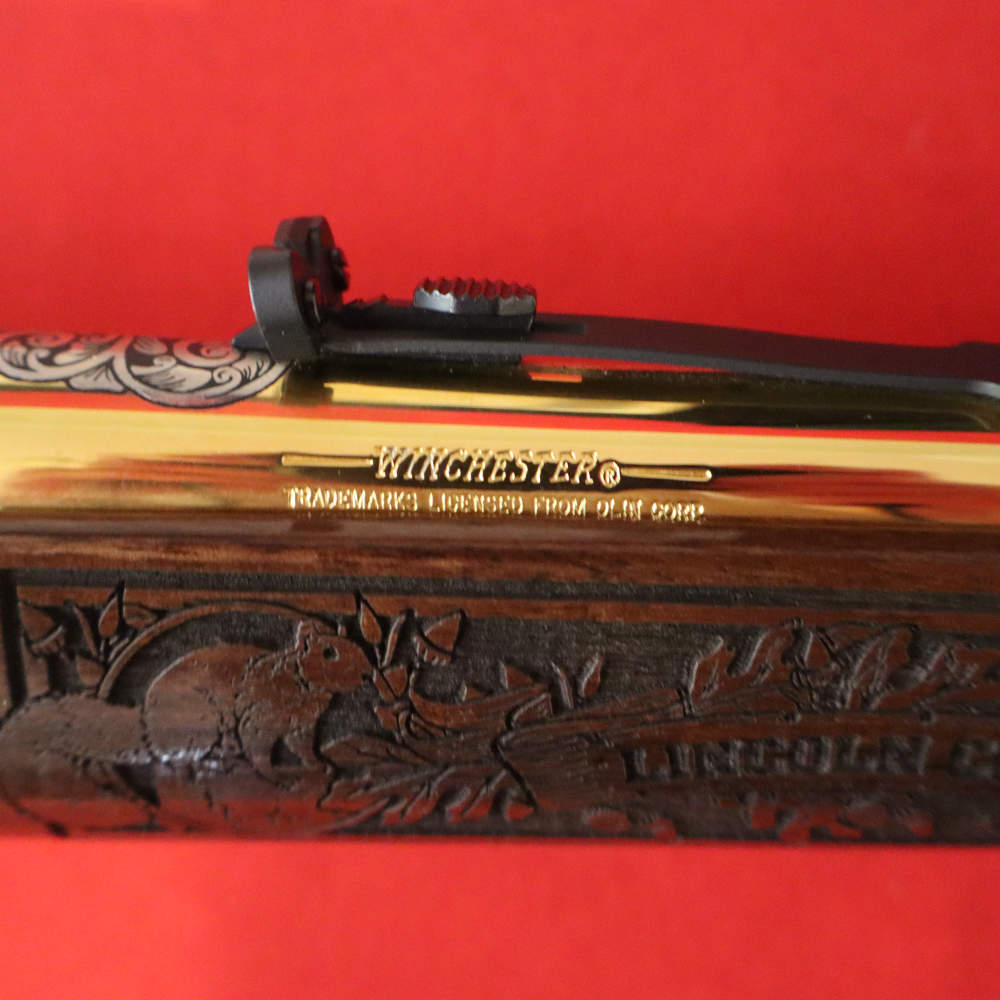 WINCHESTER 94AE Lincoln County West Virginia  24K Gold Plated 8 of 10 Made-img-14