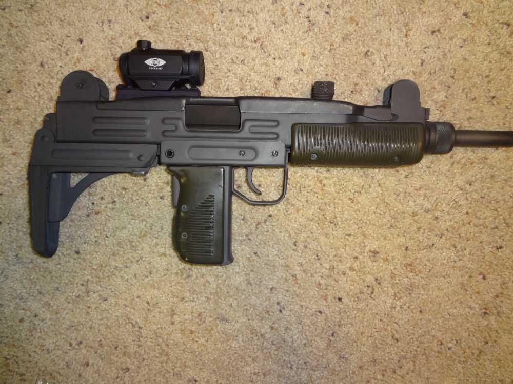 GROUP INDUSTRY HR 4332 UZI, 9MM/45/.22LR EXCELLENT CONDITION AND EXTRAS-img-9