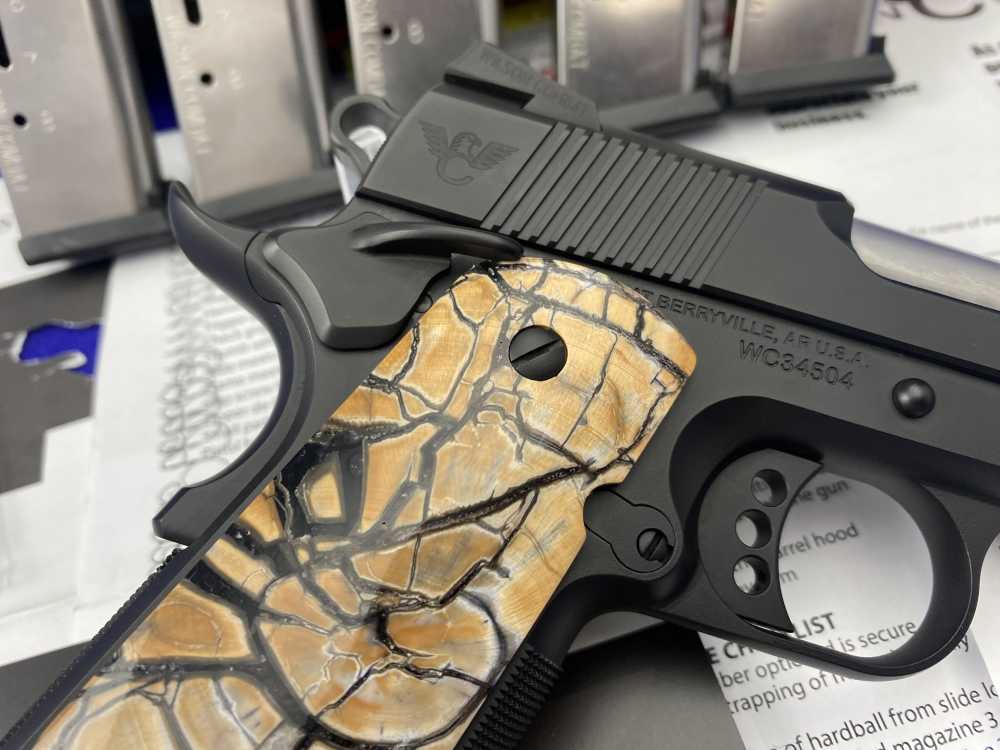 Wilson Combat Supergrade .45 ACP Blued 4" *BEAUTIFUL GENUINE MAMMOTH IVORY*-img-14