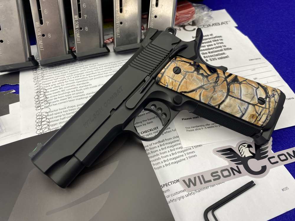 Wilson Combat Supergrade .45 ACP Blued 4" *BEAUTIFUL GENUINE MAMMOTH IVORY*-img-2
