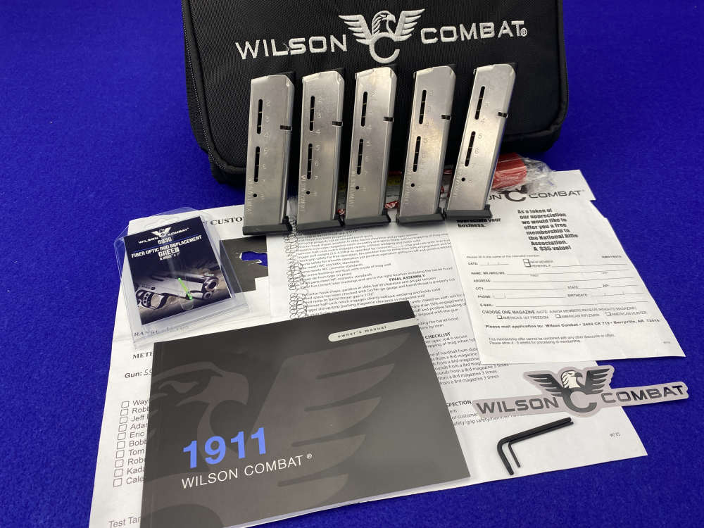 Wilson Combat Supergrade .45 ACP Blued 4" *BEAUTIFUL GENUINE MAMMOTH IVORY*-img-35