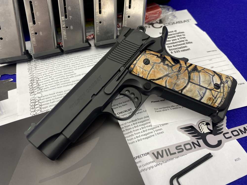Wilson Combat Supergrade .45 ACP Blued 4" *BEAUTIFUL GENUINE MAMMOTH IVORY*-img-38