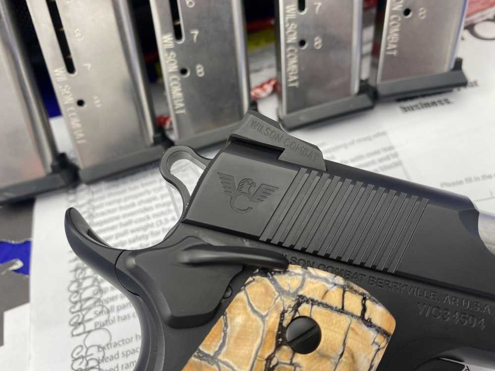 Wilson Combat Supergrade .45 ACP Blued 4" *BEAUTIFUL GENUINE MAMMOTH IVORY*-img-15