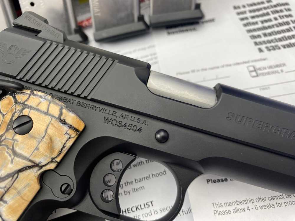 Wilson Combat Supergrade .45 ACP Blued 4" *BEAUTIFUL GENUINE MAMMOTH IVORY*-img-16