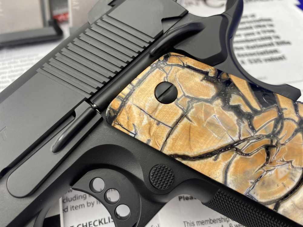 Wilson Combat Supergrade .45 ACP Blued 4" *BEAUTIFUL GENUINE MAMMOTH IVORY*-img-5