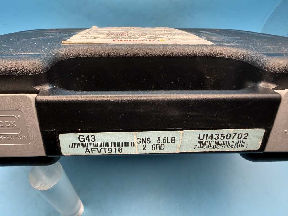 Glock 43 9mm Slimline Subcompact G43 Police Trade In GNS-img-2
