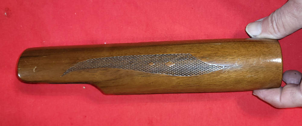 Noble model 66J shotgun stock set 12 ga walnut w factory pad-img-6