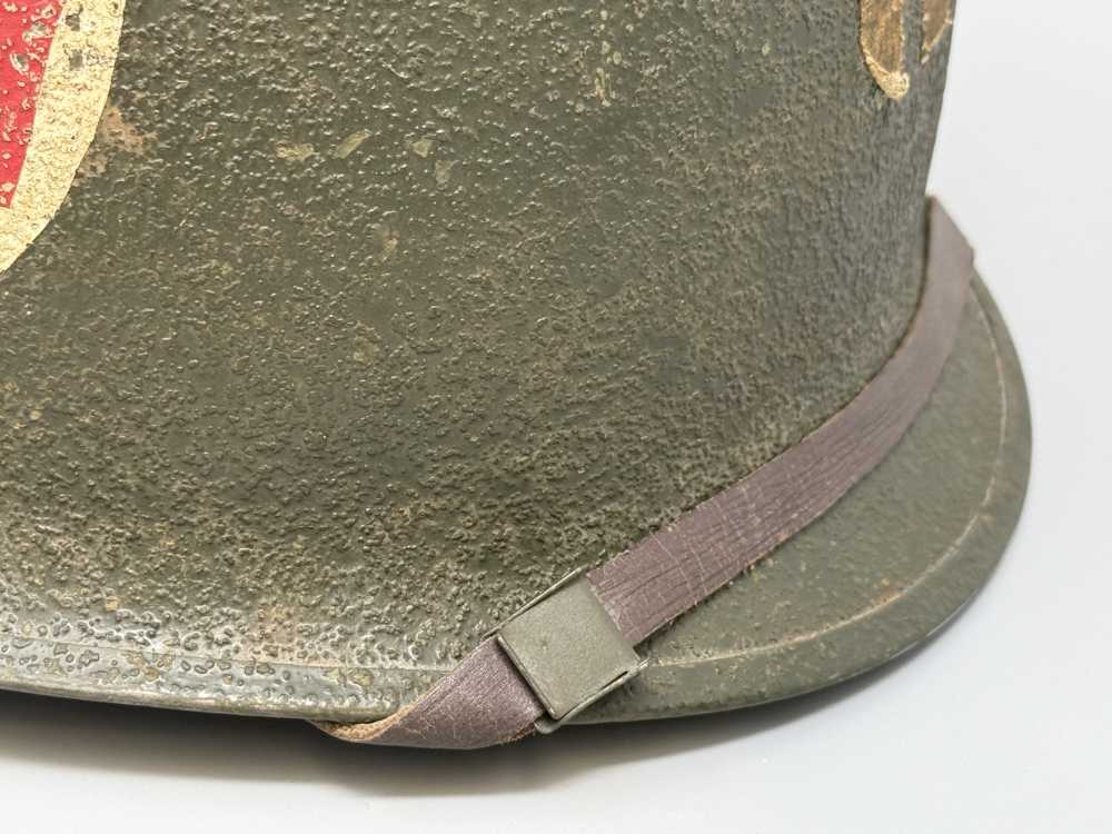 WW2 M1 Captain US Airborne Jump Helmet MEDIC F/S S/B WWII Paratrooper-img-36