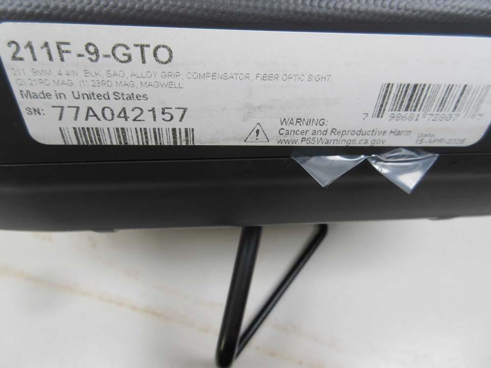 SIG SAUER P211-GTO 9mm Mach30 Compensator optic ready 2-21rd & 1-23rd mags-img-8