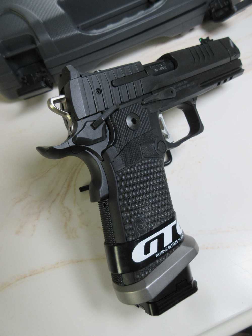SIG SAUER P211-GTO 9mm Mach30 Compensator optic ready 2-21rd & 1-23rd mags-img-7