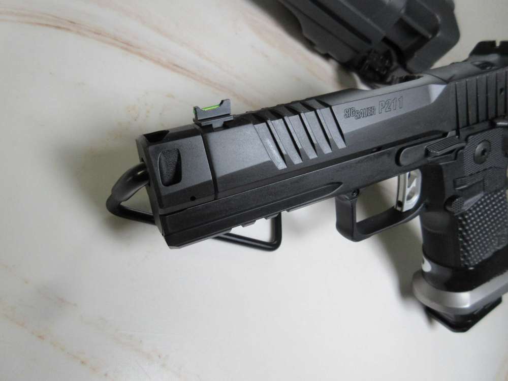 SIG SAUER P211-GTO 9mm Mach30 Compensator optic ready 2-21rd & 1-23rd mags-img-4