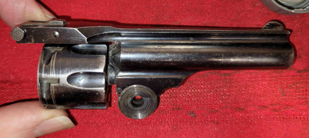 H&R top break 7 shot .22 caliber barrel with cylinder parta-img-1