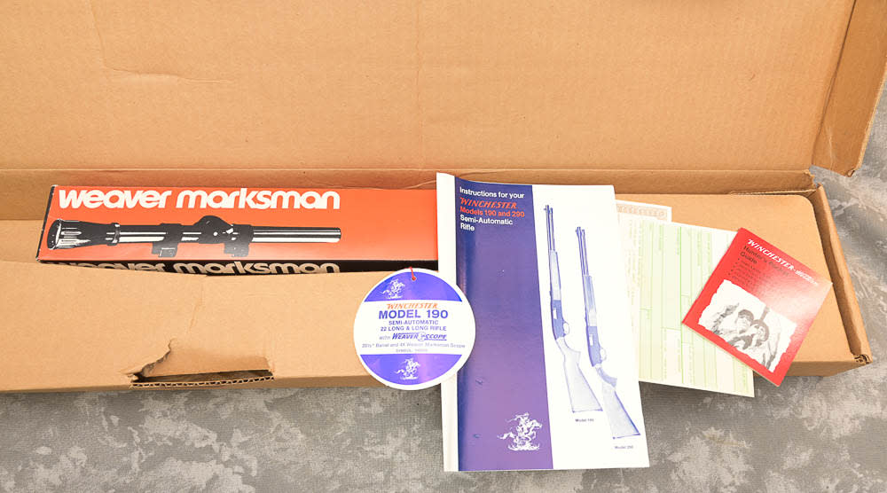 Winchester 190 .22LR w/ factory Weaver scope * NIB * Hang Tag * Collector-img-4