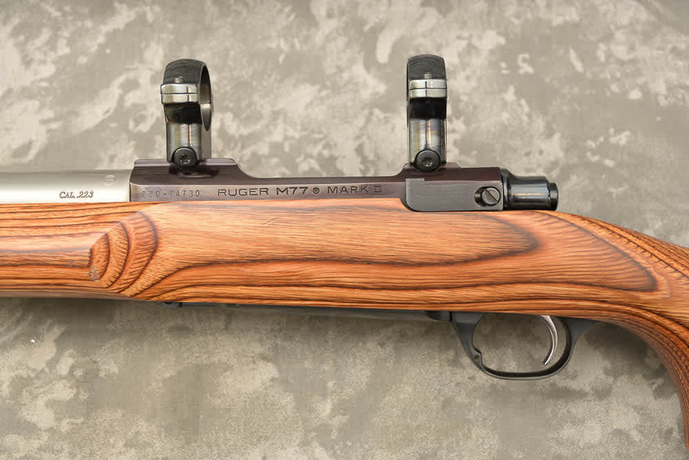 1992 Ruger 77 Mk II .223 Rem * Heavy SS Target Barrel * Blue Receiver -img-16