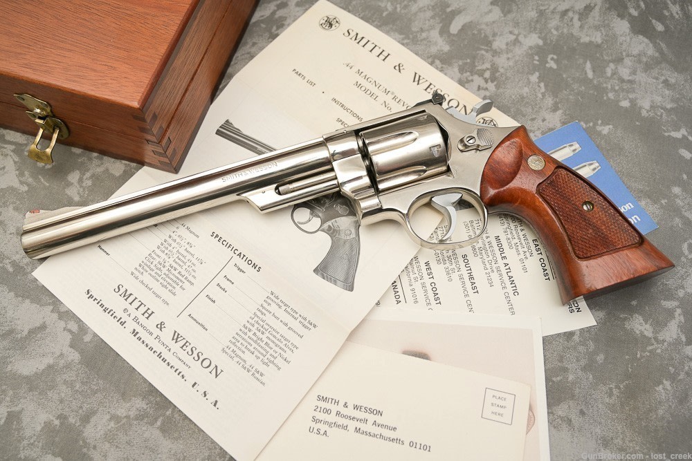 S&W 29-2 8-3/8" .44 MAG NICKEL 99% FULL TARGET-img-4