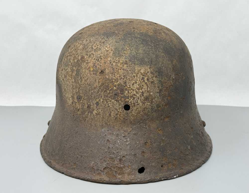 WW1 German RUSSIAN CAPTURE M17 Helmet pre WW2 WWII relic rare -img-6