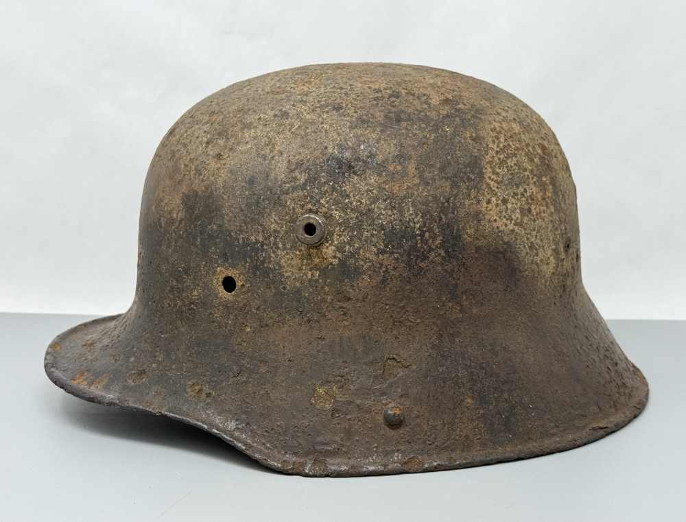 WW1 German RUSSIAN CAPTURE M17 Helmet pre WW2 WWII relic rare -img-5