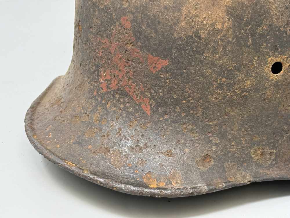 WW1 German RUSSIAN CAPTURE M17 Helmet pre WW2 WWII relic rare -img-15