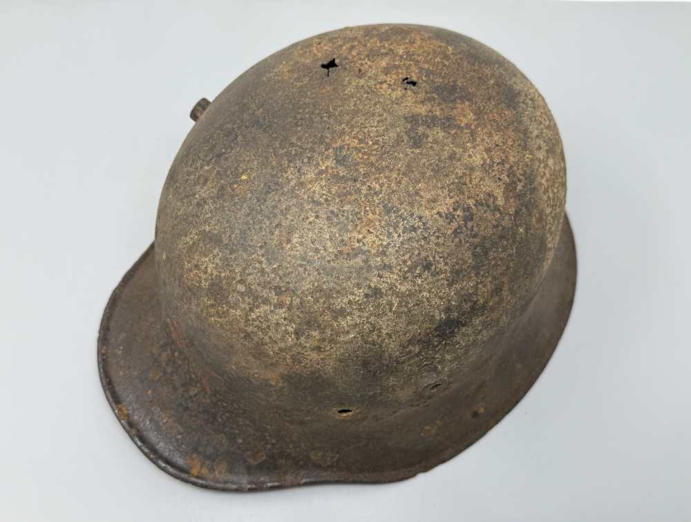 WW1 German RUSSIAN CAPTURE M17 Helmet pre WW2 WWII relic rare -img-7