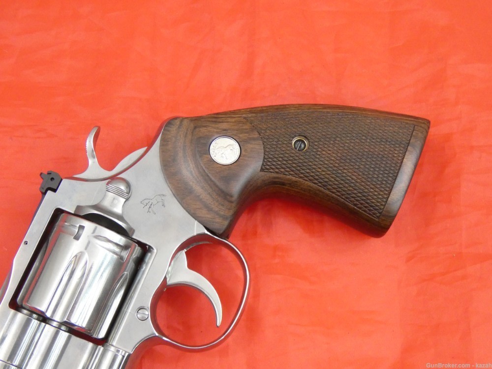 NEW COLT PYTHON REVOLVER 3" STAINLESS STEEL original box / never fired-img-6