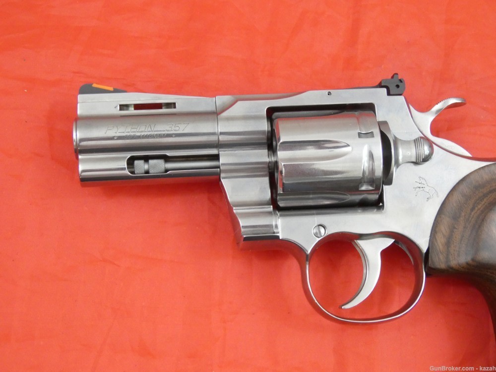 NEW COLT PYTHON REVOLVER 3" STAINLESS STEEL original box / never fired-img-3
