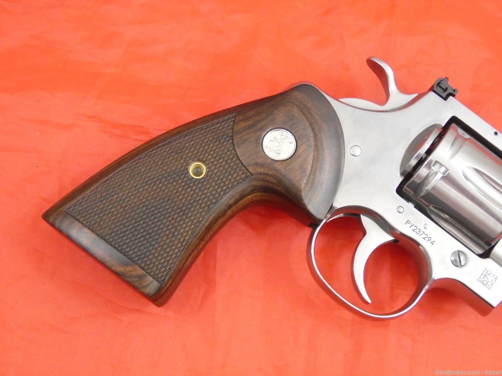 NEW COLT PYTHON REVOLVER 3" STAINLESS STEEL original box / never fired-img-5