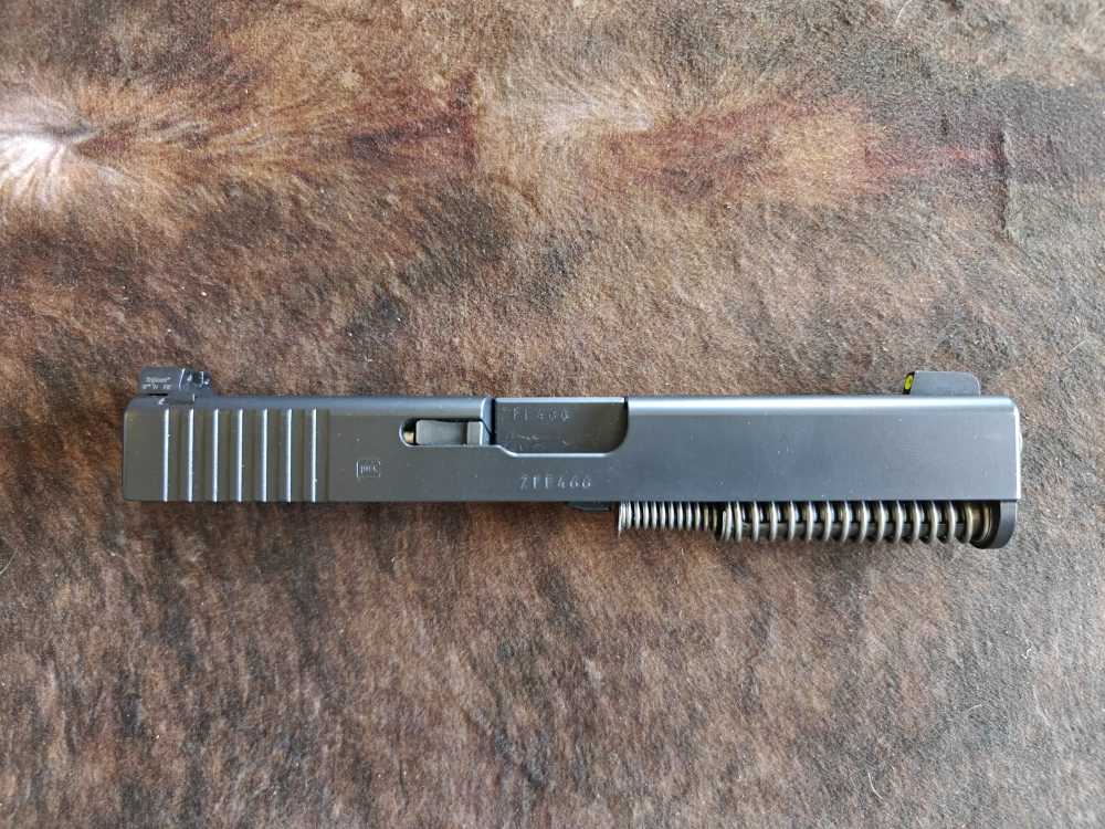 Glock 17 Gen 4 Factory Slide With Trijicon HD Night Sights! Discontinued-img-0