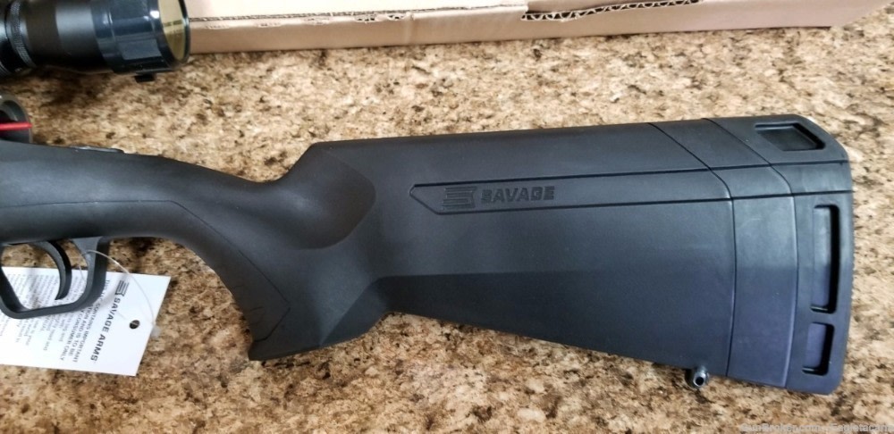 SAVAGE AXIS II XP, 6.5 creedmoo,  BOLT ACTION RIFLE with Weaver 3 x 9 scope-img-6