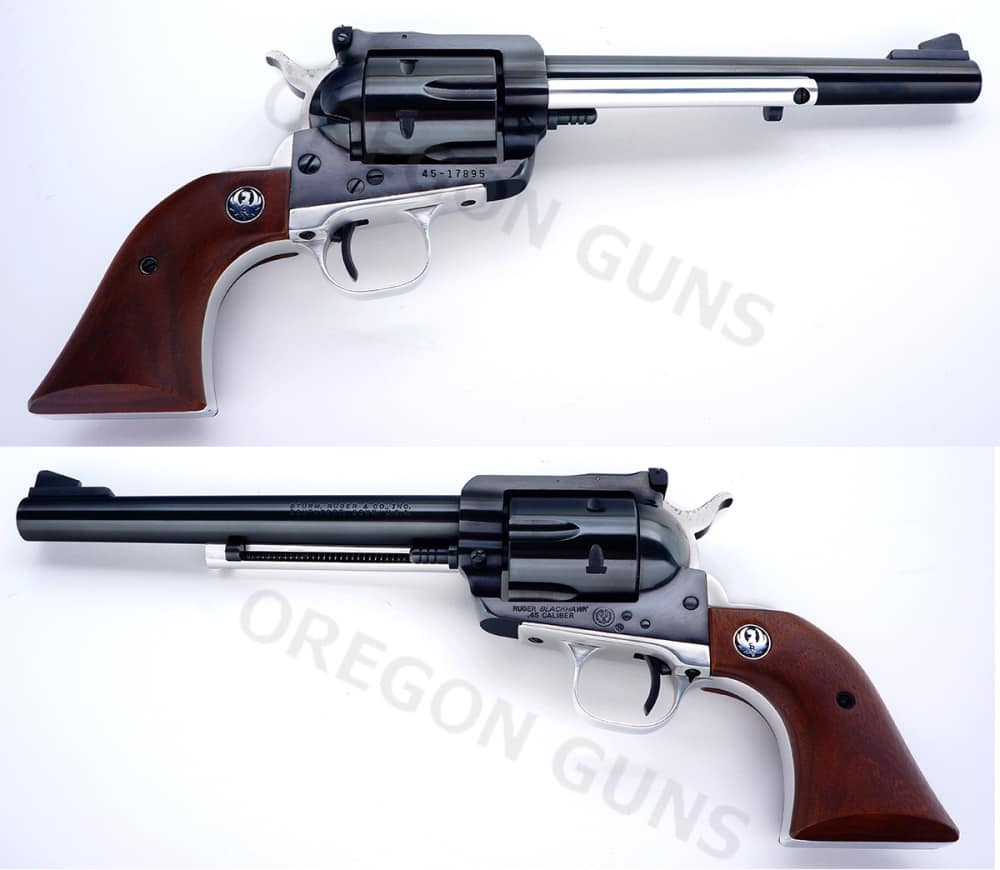 RUGER OLD MOD BLACKHAWK 45 ACP/45 COLT CONV 3-SCREW MFG 1972 C&R OK BKH45-img-1