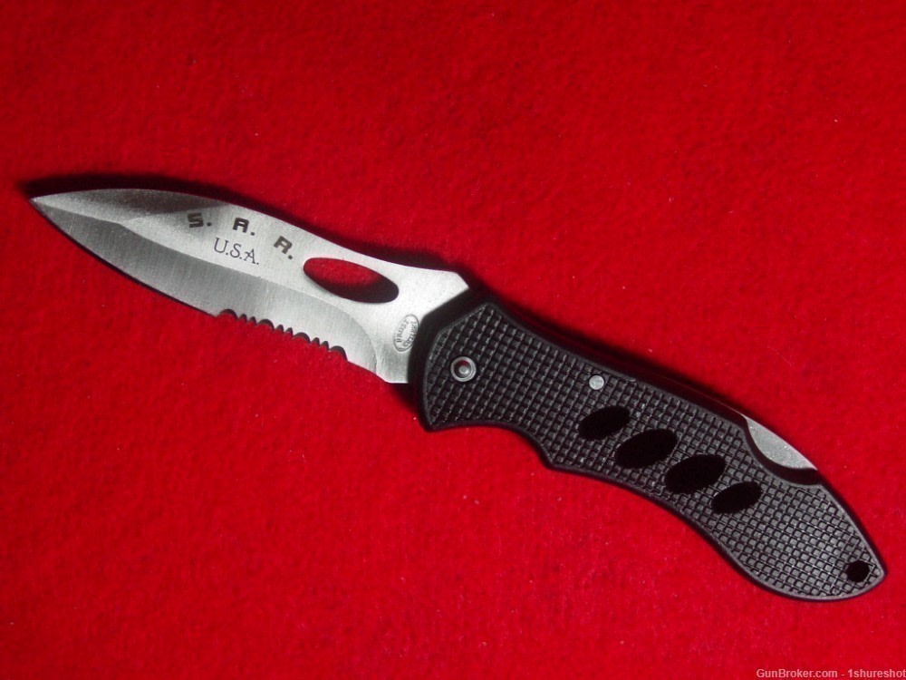 Search & Rescue Tactical Folding Lock back Pocket Hunting Knife-img-0