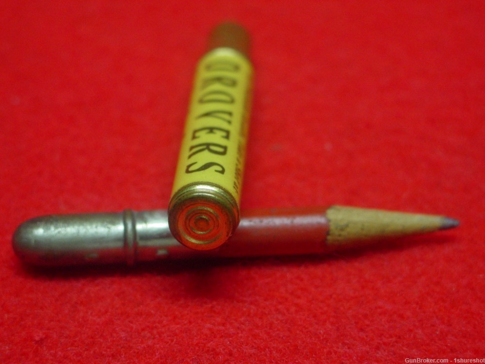 Antique Advertising Bullet Golf Pencil Drover's Live Stock Co. Omaha-img-6