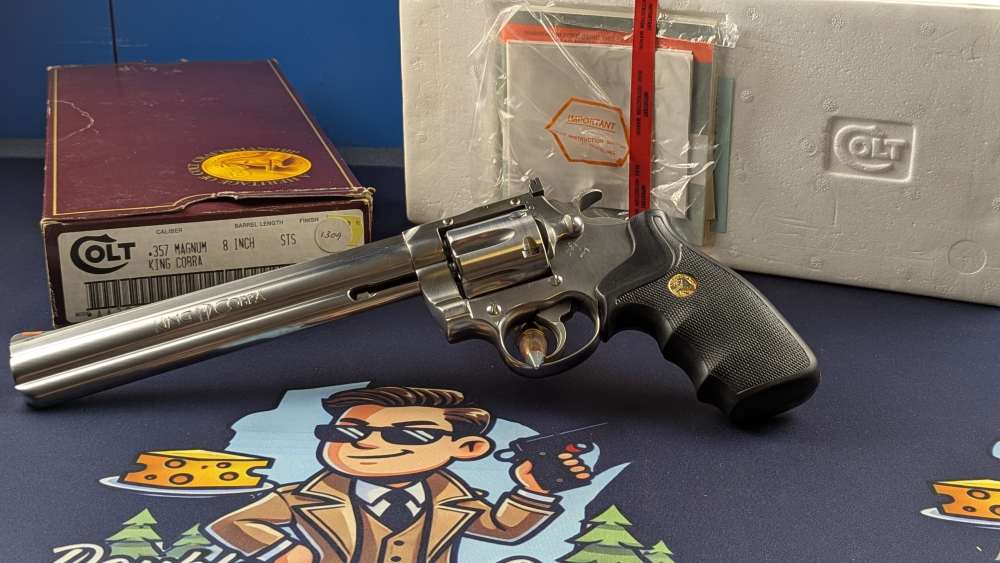 Colt King Cobra 8" Stainless .357 Mag – Original STS Package | 90's MFG-img-1