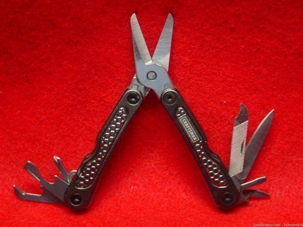 Craftsman Tough  Compact Folding Multi-Tool 10 Functions Handy Tools-img-0