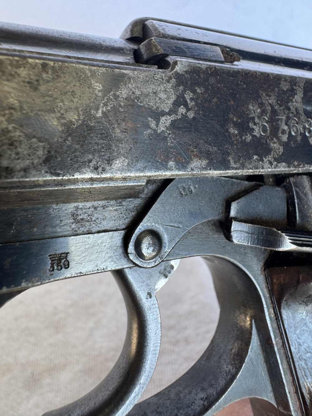 Very Rare Walther P.38 Code 480 Semi-Auto Pistol (War Trophy)-img-12