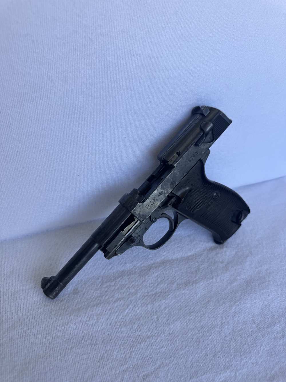 Very Rare Walther P.38 Code 480 Semi-Auto Pistol (War Trophy)-img-4