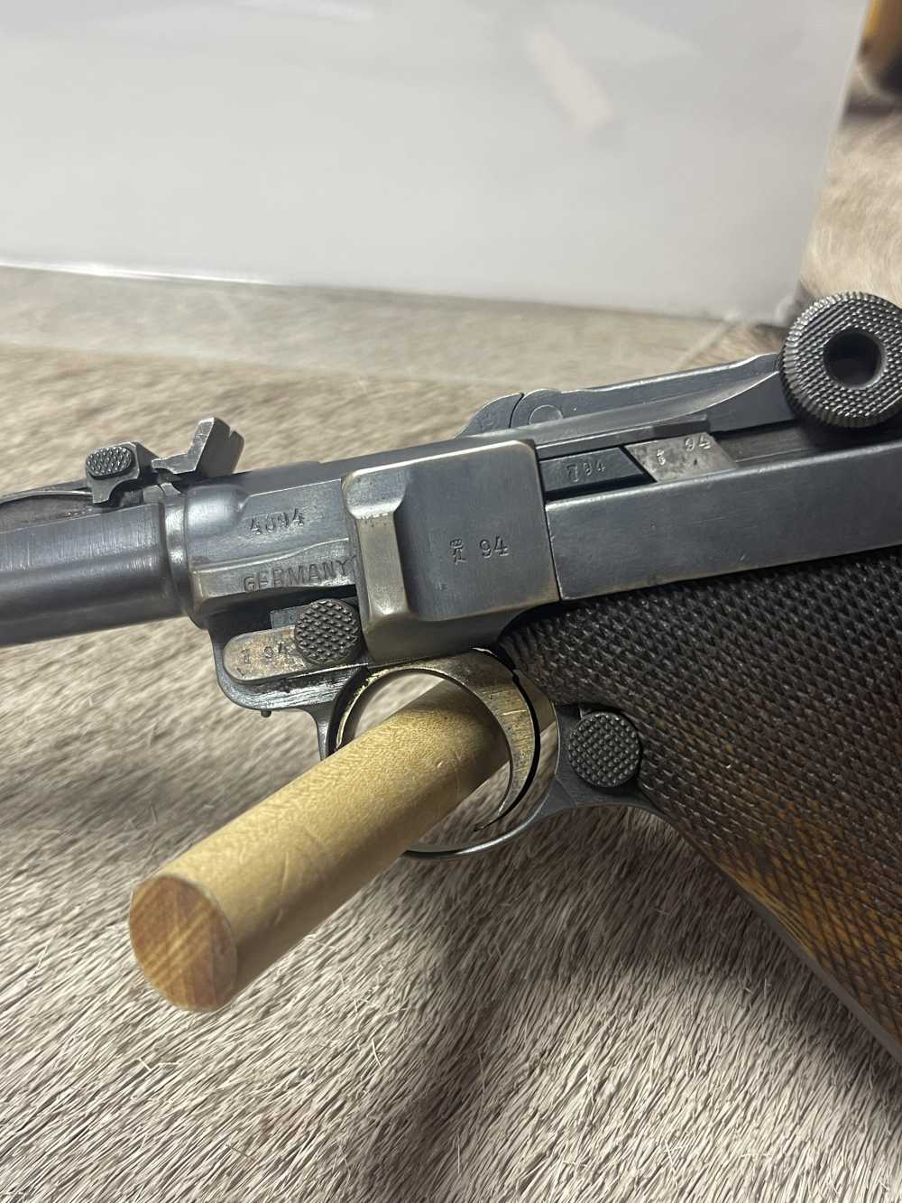 WWI Erfurt 1911 Date Artillery Luger 9mm C&R Pistol -img-2